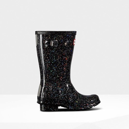 Hunter Original Giant Glitter Rain Boots For Kids - NZ N7104